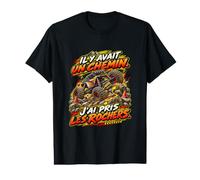 Il Y Avait Un Chemin J’AI Pris Les Rochers T-Shirt Graphique avec Valeur