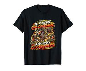 Il Y Avait Un Chemin J’AI Pris Les Rochers T-Shirt Graphique avec Valeur