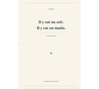 Il y eut un soir. Il y eut un matin.: Echad