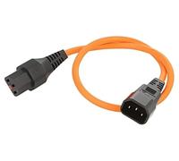 IL13-C14-H05-3100-050-O Câble IEC C13 femelle,IEC C14 mâle 0,5m avec verrou IEC