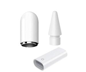 ILamourCar Adaptateur de Charge Compatible avec Apple Pencil 1st, Replacement Cap Magnétique pour Apple Pencil, Pointes de Rechange Compatible avec Apple Pencil 1re Génération