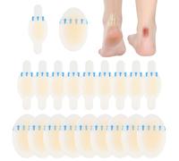 iLamvie Pansements Ampoules,20 Pièces 2 Tailles Pansements Hydrocolloïde Gel Bandages,Pansement Ampoule Pied,Pansements Invisibles En Gel Hydrocolloïde, Pour Prévention Et Soin Des Ampoules