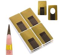 ILantule 120 Pièces Papiers à Ongles Autocollant Chablons,Autocollants Modèles Gel UV pour Ongle Gel Construction,pour Extension et Modelage D'ongles
