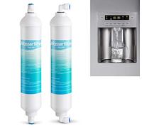 ilauke 2 X Remplacement de Filtre à Eau de Réfrigérateur,Filtre Refrigerateur pour Réfrigérateur avec 4 Pcs Accessoires De Filtre à Eau (Robinet Combiné de Type I + L) pour Samsung LG AEG Haier etc.