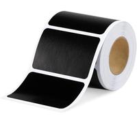 ilauke Lot de 150 Étiquettes Ardoise Réutilisables Imperméables - Noir Mat 4x6 cm pour Bocaux, Épices, Confiture, Organisation de Cuisine - Effaçables et Personnalisables