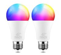 iLC Ampoule Connectée Alexa E27, Compatible avec Alexa Commande Vocale (appareils Echo requis), Ampoule LED E27 Multicolore + Blanc Chaud 2700K (2-Pack)