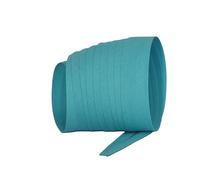ILC MERCERIE PARADIS Biais Uni Bleu Turquoise 20 mm x 2 mètres - Ruban Accessoires de Couture Uni - Vendu par 2 mètres (Bleu Turquoise x 2 mètres)