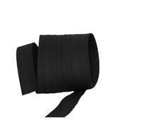 ILC MERCERIE PARADIS Biais Uni Noir 20 mm x 2 mètres - Ruban Accessoires de Couture Uni - Vendu par 2 mètres (Noir x 2 mètres)