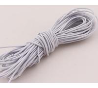 ILC MERCERIE PARADIS Cordon Élastique Rond Blanc 1,3 mm x 5 mètres (Cordon élastique Rond Blanc 1,3 mm x 5 mètres)