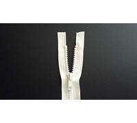 ILC MERCERIE PARADIS - Fermeture Éclair 65 cm ÉCRU - Maille 5 mm - Ouvrable Séparable - Largeur 3 cm