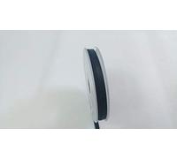 ILC MERCERIE PARADIS Ruban Satin Double Face 6 mm (x 2,50 mètres) 100% Polyester Finition Tissus Créations Mode Confection Scrapbooking Ornements Décorations - Vendu par 2,50 mètres (Noir)