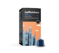Ilcaffeitaliano Capsules Aluminium Compatibles avec Nespresso Milano 120 pcs | Capsules Compatibles avec Nespresso en Aluminium, Aromatiques de Cacao et Fruits Secs | L'audacieux Velouté Intensité 11