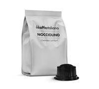ilcaffeitaliano en capsules compatibles avec Caffitaly Nocciolino - 100 pièces | Capsules compatibles avec Caffitaly, crémeuses et savoureuses | Fabriquées en Italie | Frhome