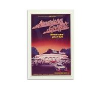 Ilcargoa Poster du film American Graffiti 1 - Art sur toile - Décoration murale - Cadeau - 30 x 45 cm