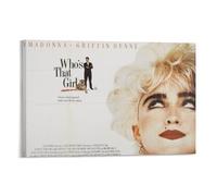 Ilcargoa Poster du film Who's That Girl - Peinture sur toile - Décoration murale - Cadeau - 50 x 75 cm