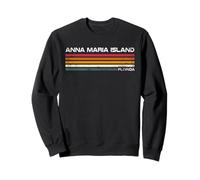 Île Anna Maria, Floride, île rétro, Anna Maria, Plage, Floride Sweatshirt