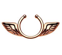 ile aux piercings Faux Piercing Couleur doré Rose cuivre Teton Aile d Ange Bijoux sans percage Sein Poitrine Mamelon