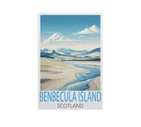 Île Benbecula, Écosse，Puzzle 1000 Pièces Adultes,Jigsaw Puzzle DIY Jouets Enfants Cadeaux Accueil Décors Jouets Jeux Amusants Grand Cadeau Éducatif pour Enfants Impossible Puzzle（75x50cm）-AL18