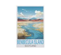 Île Benbecula, Écosse，Puzzle pour Adultes 1000 Pièces en Papier Puzzles Jeu Cadeau Accueil Décoratif Mots Croisés（38x26cm）-AL22