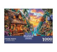 Île de Bali Puzzle 1000 Pièces De Haute Qualité pour La Famille - Cadeau Unique Et Défi Ludique, Jeu Captivant pour Adultes Et Enfants 38x26cm/1000pcs
