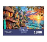 Île de Bali Puzzle 1000 Pièces des Puzzles Difficiles Adaptés Aux Adultes Et Aux Enfants, Jeu De Défi Intellectuel 52x38cm/1000pcs