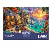 Île de Bali Puzzle 1000 Pièces, Difficile Puzzles pour Adults Enfant Puzzle Difficiles, Jeu De Défi Intellectuel 52x38cm/1000pcs