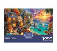 Île de Bali Puzzle 1000 Pièces pour La Famille - en Papier Recyclé, Un Captivant Défi Ludique pour Adultes Et Enfants, Idée Cadeau 38x26cm/1000pcs