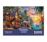 Île de Bali Puzzle 1000 Pièces pour Tous Âges - Jeu Éducatif en Papier Recyclé, Défi Et Décoration pour La Maison 52x38cm/1000pcs