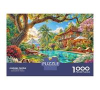 Île de Bali Puzzle 1000 Pièces, Puzzles Difficiles, Adaptés Aux Adultes Et Aux EnfFourmis, Jeu De Défi Intellectuel 52x38cm/1000pcs