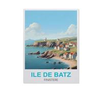 Île de Batz Finistère，Puzzle 1000 Pièces, Convient pour Adultes Et Enfants Puzzle À Partir De 8 Ans ， Jeu D'adresse pour La Famille（75x50cm）-GO3