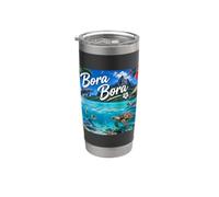 Île de Bora Bora Polynésie française Gobelet isotherme en acier inoxydable double paroi