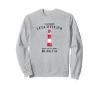Île de Borkum, watts, petit phare, mer du Nord allemande Sweatshirt