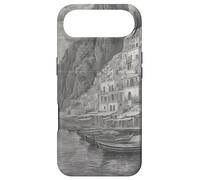 Île de Capri Naples Campanie Italie Dessin Crayon Vintage Coque pour iPhone Air
