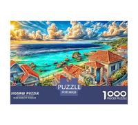 Île de Jeju Puzzle 1000 Pièces Difficile-Jeu De Réflexion pour Adultes Et Enfants (12+),Jeu De Défi Intellectuel 38x26cm/1000pcs