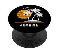 Île de la Jamaïque, Souvenirs de Vacances aux Caraïbes PopSockets PopGrip Adhésif