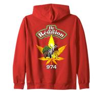 Ile de la Réunion 974 - Charette Zamal - C25 Sweat à Capuche