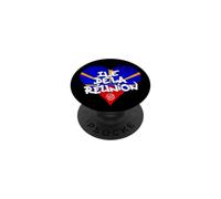 Ile de la Réunion - Coeur réunionnais C26 PopSockets PopGrip Adhésif