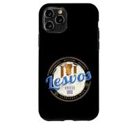 Île de Lesvos en Grèce Souvenir de Vacances Vintage rétro Coque pour iPhone 11 Pro