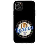 Île de Lesvos en Grèce Souvenir de Vacances Vintage rétro Coque pour iPhone 11 Pro Max
