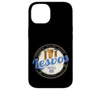 Île de Lesvos en Grèce Souvenir de Vacances Vintage rétro Coque pour iPhone 14