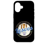 Île de Lesvos en Grèce Souvenir de Vacances Vintage rétro Coque pour iPhone 16