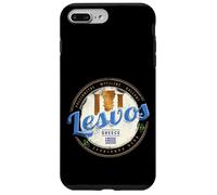 Île de Lesvos en Grèce Souvenir de Vacances Vintage rétro Coque pour iPhone 7 Plus/8 Plus