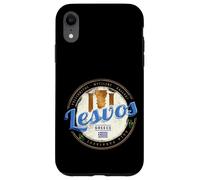 Île de Lesvos en Grèce Souvenir de Vacances Vintage rétro Coque pour iPhone XR