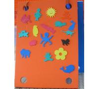 Île de natation avec 4 trous Taille 950 x 700 x 38 mm Orange Bath Toy île de natation aide schwimmler neuf et emballage d'origine