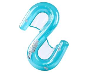 Île de natation pliable pour 2 personnes | Chaise longue d'eau de piscine pour et pour se détendre au bord de la rivière, ainsi que pour prendre du soleil en vacances