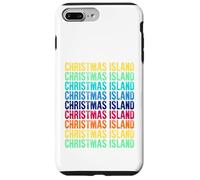 Île de Noël colorée Coque pour iPhone 7 Plus/8 Plus