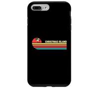 Île de Noël colorée Style Vintage Coque pour iPhone 7 Plus/8 Plus
