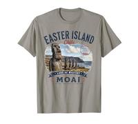 Île de Pâques - Statues Moai Vintage Rapa NUI - Chili T-Shirt