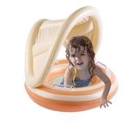 Île de piscine gonflable pour , jouet de natation gonflable avec protection solaire | siège enfant en PVC avec poignées | pour les vacances d'été, les voyages, les resorts, les parcs aquatiques