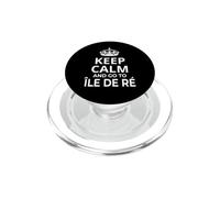 Ile De Re Souvenirs / « Keep Calm and Go to Île de Ré ! » PopSockets PopGrip pour MagSafe